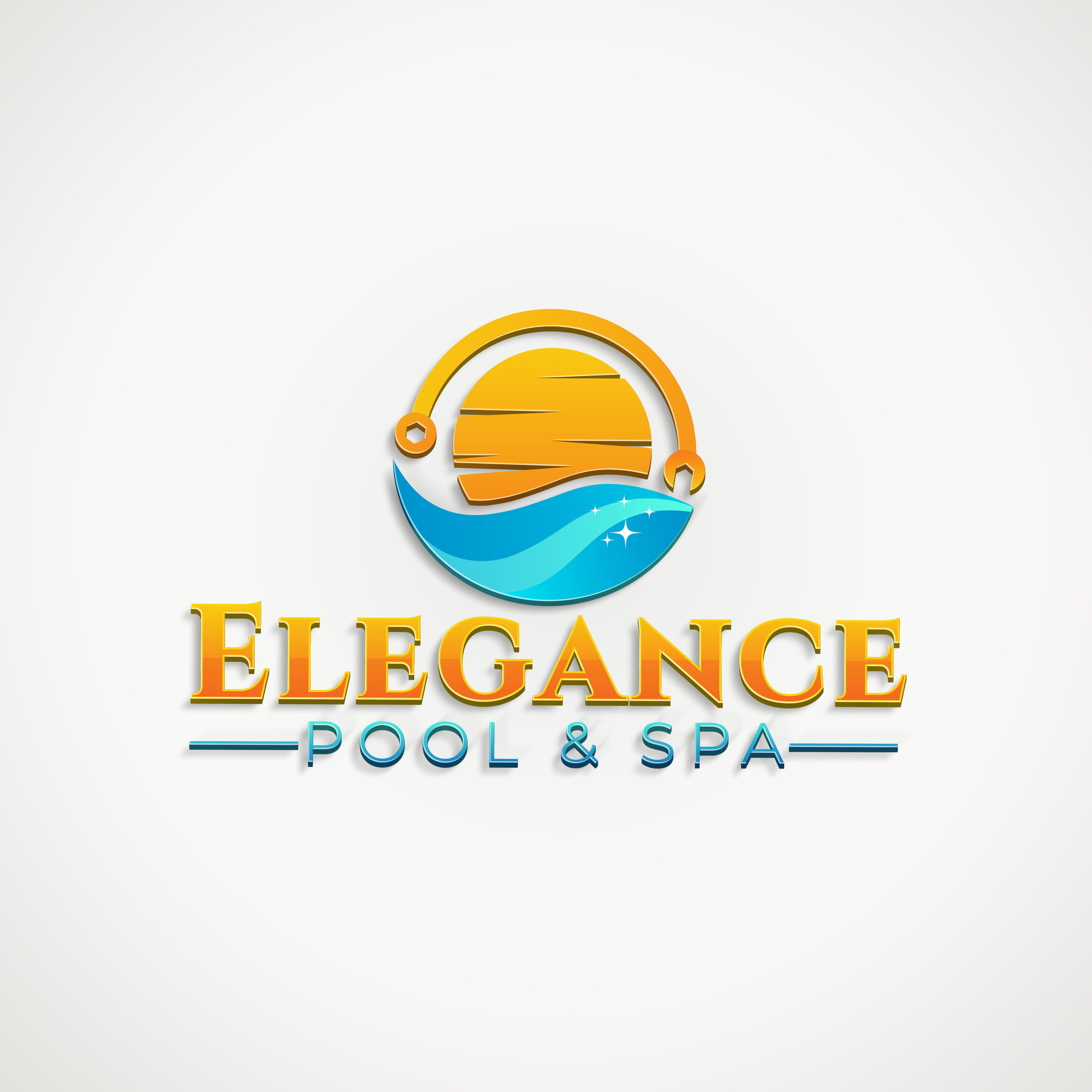 3D PNG Elegance Pool Spa